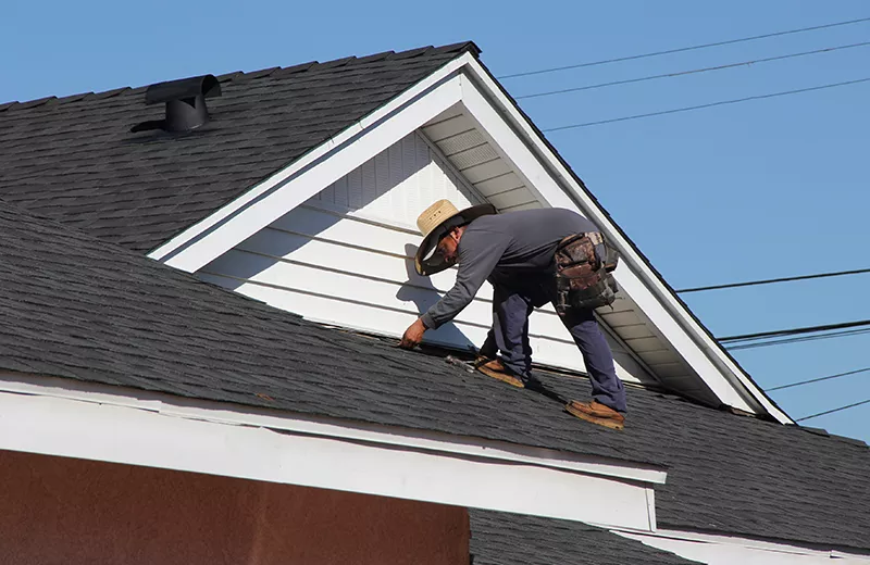 finishing up a new roof project