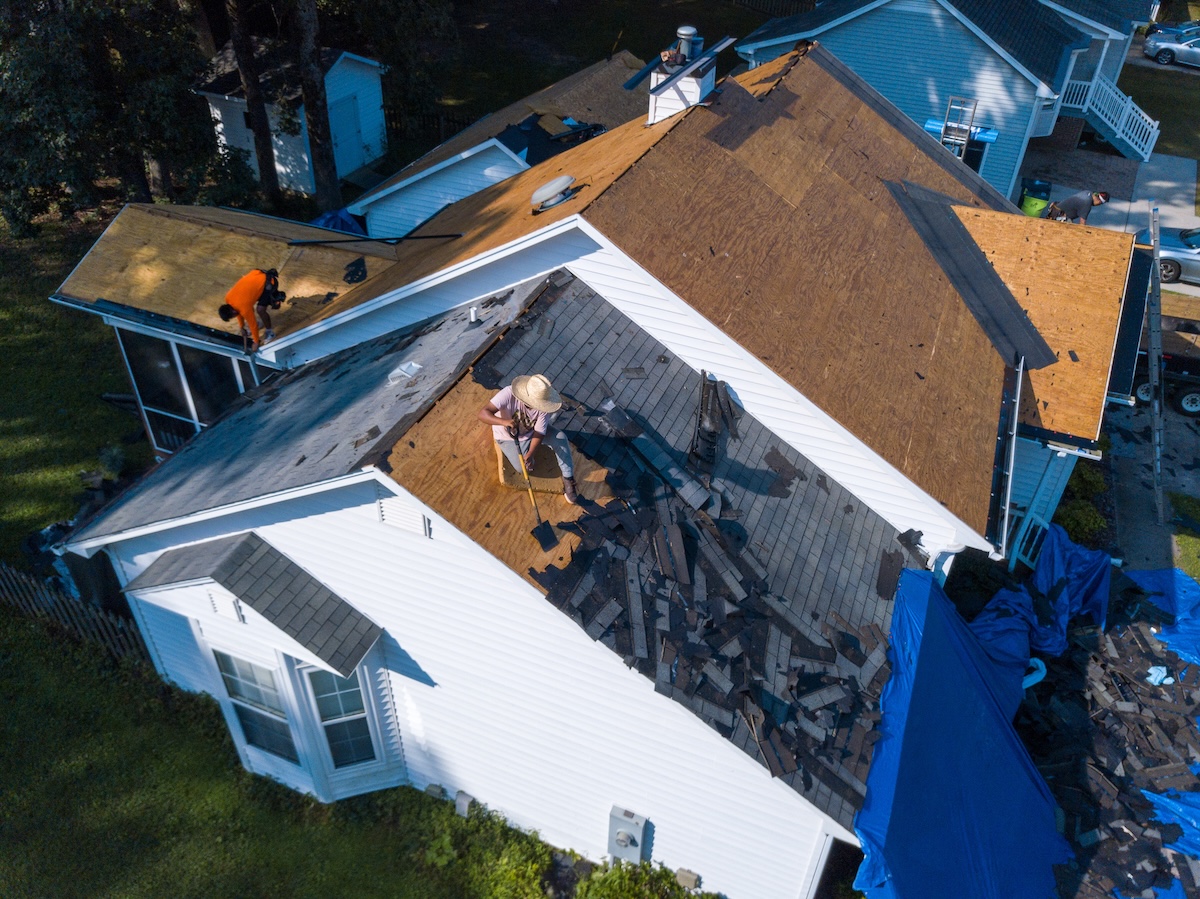 Residential roof replacement