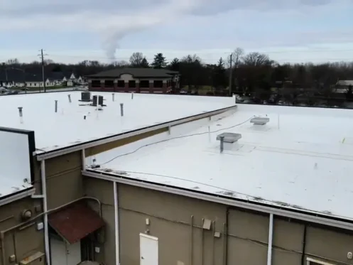 TPO roof different angle