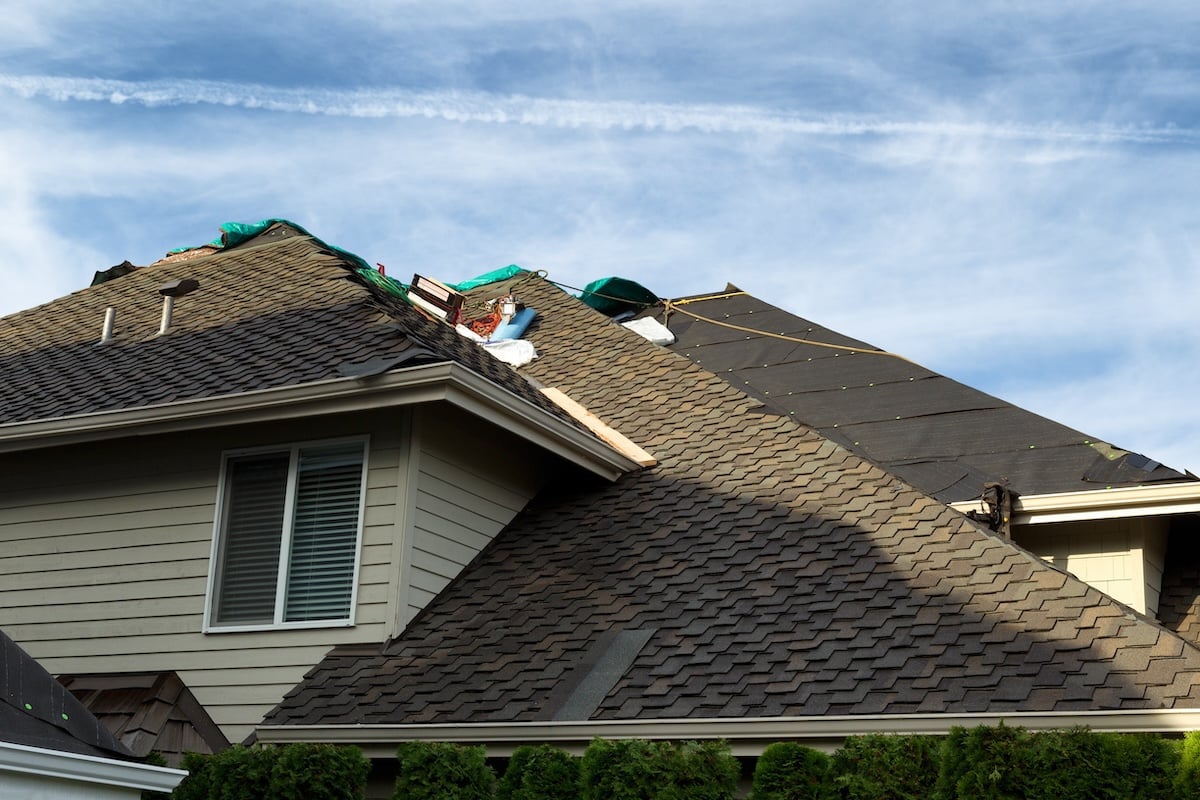 composite shingle roof replacement