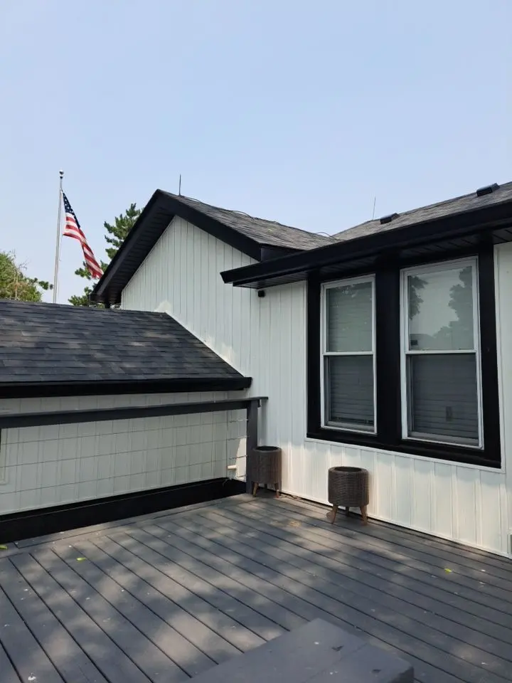 gutter on a house