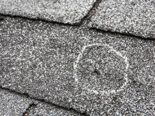 hail damage on roof