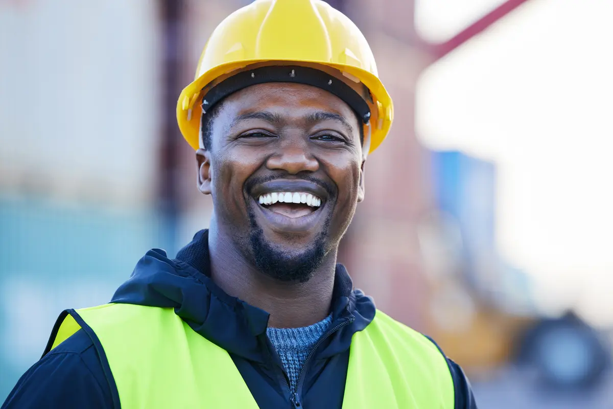 man in hard hat