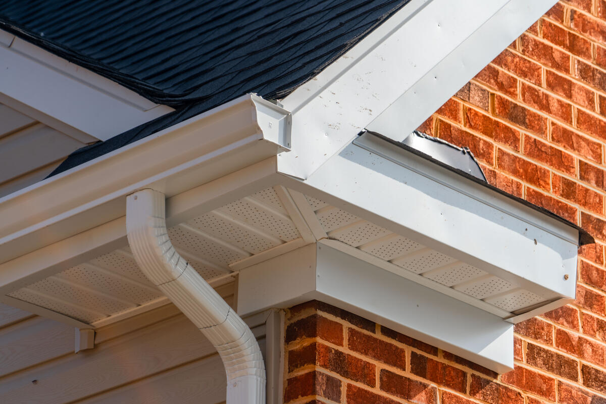 white soffit